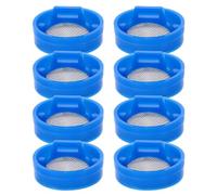 NIYANGLE Kit de 8 Filtres de Protection pour Vanne D’arrivée D’eau de Lave-linge Automatique, Crépine 2 Cm en Maille Fine, Remplacement pour Tuyau D’eau, Accessoire Entretien