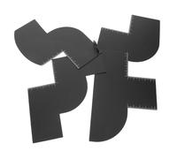 NIYANGLE Kit de Gabarits pour Ligne des Cheveux Outil de Mise Forme Barbe pour Hommes Guide de Coupe et Règle pour Tracer la Ligne des Cheveux et Réaliser un Dégradé