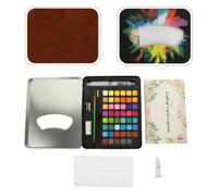 NIYANGLE Kit de Peinture Aquarelle Solide pour Débutants, Compact et Léger | Pigments Hautement Concentrés, Séchage Rapide, Usage Intérieur ou Croquis Extérieur, Plateau Mélangeur