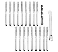 NIYANGLE Kit de Quincaillerie Garde-corps Câble Inox pour Terrasse et Escalier avec Tirefonds et Vis pour Tension sans Tendeur Système Robuste et Facile à Installer