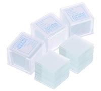 NIYANGLE Lamelles Couvre-objets Carrées Pré-nettoyées Lot de 1000 en Verre Transparent Offrant une Observation Claire Manipulation Sûre pour Microscope en Laboratoire