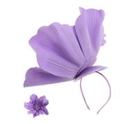 NIYANGLE Large Floral Headband Fascinator For Tea Party Elegant Handmade Flower Hair Accessory For Weddings Festivals And Special Occasions