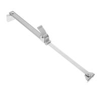 NIYANGLE Limiteur de Fenêtre à Battant en Alliage D'aluminium, Barre de Sécurité Télescopique Argentée Support Pliable, Compatible Fenêtres Plastiques et Chambres, Système Anti-effraction