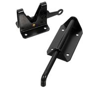 NIYANGLE Loquet de Porte Acier Robuste pour Portail Serrure Automatique à Gravité avec Câble de Tirage Résistant Corrosion Kit Complet avec Vis Installation Sécurité Fiable pour Porte