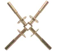 NIYANGLE Loquets à Ressort pour Berceau 4 Pièces, Kit Réparation Moustiquaire et Quincaillerie pour Lit Nourrisson, Compatible Meubles et Barrières de Sécurité