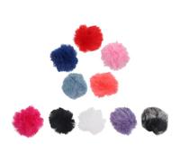 NIYANGLE Lot de 10 Bonnettes Anti-Vent en Fourrure pour Microphone Cravate Housse Lavable et Réutilisable Mini Bonnettes Coupe-Vent Multicolores Protection pour Enregistrement Extérieur