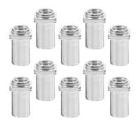 NIYANGLE Lot de 10 Écrous Pivotants en Fer M6, Accessoires de Batterie pour Tambour de Sol et Tom, Pièces Détachées Résistantes pour Percussion, Compatibles Divers Modèles, Finition