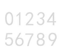 NIYANGLE Lot de 10 Numéros Adhésifs de Maison 3d en Acrylique Noir Mat 7 X 4,6 Cm - Chiffres Autocollants pour Boîte aux Lettres, Numéros D’adresse Résistants à L’eau la Décoloration,