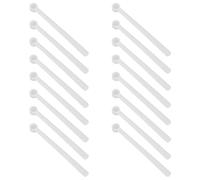 NIYANGLE Lot de 100 mini cuillères doseuses en plastique pour lait, 0,25 ml, avec long manche, idéales pour le café, le thé, le sucre et le lait infantile.