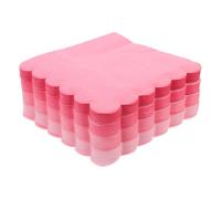 NIYANGLE Lot de 100 Serviettes en Papier Jetables Dégradé Rose 25X25 CM pour Fêtes Mariages et Saint-Valentin Serviettes Absorbantes pour Table et Desserts