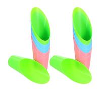 NIYANGLE Lot de 12 Petites Pelles à Rempotage en Plastique Colorées pour Jardinage de Plantes Succulentes, Mini Outils de Plantation et Création de Micro-paysages, Adaptées aux Espaces