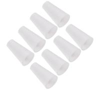 NIYANGLE Lot de 15 Embouts de Cordon Blanc pour Stores à Cordons, Boutons de Traction en Plastique Filetage, Accessoires pour Rideaux Verticaux et Décoration Intérieure