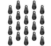 NIYANGLE Lot de 16 Pinces de Tabernacle Rondes pour Bâche et Auvent, Clips de Fixation Solide pour Tentes, Accessoires Légers et Compacts, Adaptés au Camping et Randonnée, sans Perçage