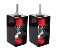 NIYANGLE Lot de 2 Amortisseurs de Vibrations Insonorisants pour Plafond Isolateurs Acoustiques pour Murs de Studio du Bruit pour Karaoké et Bar Absorbeurs de Chocs pour Équipement Audio