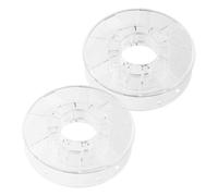 NIYANGLE Lot de 2 Bobines Réutilisables Transparentes pour Filament 3D Support en Plastique Vide 025 Kg Bobine D’Enroulement Anti-Nœuds Compatible Imprimantes 3D Rangement Filament