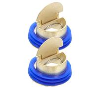NIYANGLE Lot de 2 Bouchons de Vidange de Sol en Alliage de Cuivre et Aluminium Clapet Anti-Retour Intégré Dispositif Anti-Odeurs et Anti-Insectes Salle de Bain Filtration des Débris