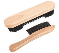 NIYANGLE Lot de 2 Brosses en Feutre pour Table de Billard Brosse de Nettoyage 23 Cm et Brosse pour Bandes Accessoires de Billard pour Éliminer Poussière et Saleté Utilisable en Salle