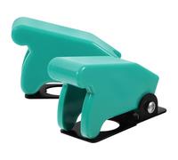 NIYANGLE Lot de 2 Caches-interrupteurs à Bascule 12 Mm Verts, Plaques de Protection Anti-poussière en Plastique, Protecteurs pour Interrupteurs Industriels, Adaptés pour Panneaux