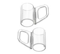 NIYANGLE Lot de 2 Clips Transparents pour Stores Vénitiens 20 MM Poignées en Plastique Clair Fixation Sécurisée et Installation Facile pour Accessoires de Stores Enrouleurs Usage Maison