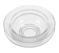 NIYANGLE Lot de 2 Coupelles de Remplacement pour Brûleur à Cire 9,5 CM en Verre Résistant Chaleur, Chauffage Rapide et Uniforme, Entretien Facile, pour Aromathérapie et Parfumer Intérieur