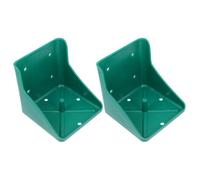 NIYANGLE Lot de 2 Distributeurs de Sel Bétail en Pp Grandes Boîtes à Lécher Épaissies pour Moutons Support Pratique pour Blocs de Sel Accessoires D’alimentation en Élevage Utilisation