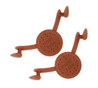 NIYANGLE Lot De 2 Entraîneurs Buccaux Pour Exercice Facial Et Tonification Des Muscles Du Visage, Correcteur De Sourire Marron, Confort, Entraînement Des Expressions Pour Usage Quotidien