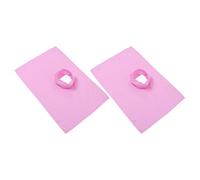 NIYANGLE Lot de 2 Housses de Table de Massage Perforées 80X50 CM en Tissu Respirant Rose avec Ouverture Faciale pour Spa Esthéticiennes et Soins du Visage Réutilisables et Faciles à