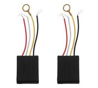 NIYANGLE Lot De 2 Interrupteurs Tactiles Pour Lampe Avec Variateur Kit De Réparation Et De Remplacement Pour Variateur LED Module Pour Lampe De Bureau Interrupteur Pour Ampoule Noir