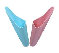 NIYANGLE Lot de 2 Pelles à Terreau en Plastique Bleu et Rose, Ouverture Étroite pour Dosage Précis, Outil Léger et Portable pour Jardinage D’intérieur, Entretien de Plantes Succulentes