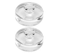 NIYANGLE Lot de 2 Poids de Fermentation en Verre pour Bocaux Mason avec Poignée Ergonomique, Pression Constante pour Légumes et Ingrédients en Fermentation Maison