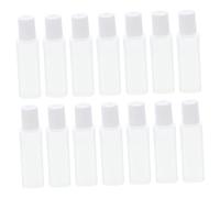 NIYANGLE Lot De 25 Petites Bouteilles Plastiques Miniatures 25 Ml Pour Liquide D'entretien Lentilles Cosmétiques Voyage Portable Matériau Pp Solide