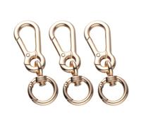 NIYANGLE Lot de 3 Boucles à Ressort en Alliage de Zinc Robustes pour Sangle de Traction, Accessoires Pratiques pour Paquet à Dos et Totes, Usage Maison ou Magasin