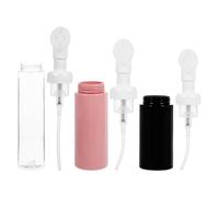 NIYANGLE Lot de 3 Bouteilles Moussantes Vides en Pet Brosse Intégrée, Distributeur Pratique pour Cosmétiques, pour Voyage et Soins Visage Couleur Aléatoire