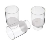 NIYANGLE Lot de 3 Creusets en Verre Borosilicaté 40 Ml Transparents avec Noyau Fritté pour Filtration Précise en Laboratoire de Chimie, Résistants la Chaleur, pour Réactions