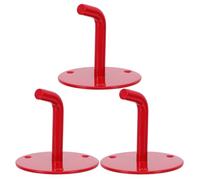 NIYANGLE Lot de 3 Crochets pour extincteurs - Support Mural métallique Industriel pour extincteurs CO2 de 2 à 9 kg - Fixation Murale