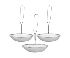 NIYANGLE Lot de 3 Grilles de Remplacement pour Brûleur Moxa en Acier Inoxydable, Écran de Plateau Moxa Résistant la Chaleur, Panier de Recueil des Cendres, Accessoire pour Outil