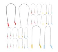 NIYANGLE Lot de 32 Pinces pour Faisceaux Chauffants U-Type Accessoires de Coiffure Épingle à Cheveux Convient aux Coiffeurs Bouclage et Securisé