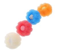 NIYANGLE Lot de 4 Balles Anti-Poils D’Animaux pour Machine à Laver Réutilisables Anti-Emmêlement Attrape-Poils et Peluches Accessoires Indispensables pour Linge Propre et Entretien