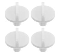 NIYANGLE Lot De 4 Boutons De Thermostat pour Congélateur Et Réfrigérateur Contrôle De Température Bouton De Réglage Contrôleur De Température Abs Blanc