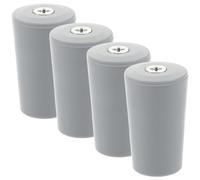 NIYANGLE Lot de 4 Butées de Fixation pour Volets Roulants Gris Pièces de Réparation Solide en Matériau Léger Arrêt de Rideau Pratique pour Stores Verticaux Accessoires de Remplacement