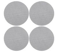 NIYANGLE Lot de 4 filtres à expresso : 1,7 mm, plaque filtrante réutilisable en maille pour panier porte-filtre sans fond de 58,5 mm