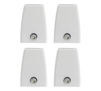 NIYANGLE Lot de 4 Pinces pour Cloison de Bureau en Alliage D'aluminium Supports Robustes pour Écran Séparation Bureau Fixation Pratique pour Verre et Bois Accessoires Moniteur et École