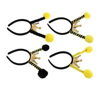 NIYANGLE Lot De 4 Serrage-têtes Tentacules En Peluche Et Éponge Motifs Abeille Et Fourmi Pour Déguisement Carnaval Fête Costumée Accessoires Originaux