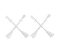 NIYANGLE Lot de 4 Tubes à Mèche en Fibre de Verre pour Lampe à Pétrole Diamètre Intérieur 3 MM Longueur 1 CM Mèches de Rechange pour Lampes à Huile Utilisables pour Cérémonies