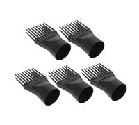 NIYANGLE Lot De 5 Peignes De Coiffure En Plastique Peignes De Coiffure En Plastique Pour Salon Buse De Sèche-Cheveux Pour Cheveux Bouclés