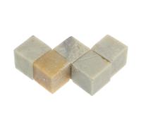 NIYANGLE Lot de 5 Pierres de Qingtian pour Tampons Nominatifs Chinois, Pierre Tampon Vierge Soi-même, Surface Lisse pour Calligraphie Chinoise et Gravure de Sceaux, Kit Créatif