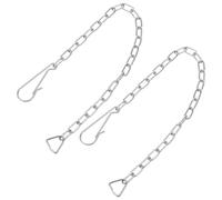 NIYANGLE Lot de 6 Chaînettes de Chasse d'Eau Universelles en Acier Inoxydable Antirouille Joint Étanche pour Clapet de Réservoir Kit Remplacement pour Toilettes Activation Fluide du