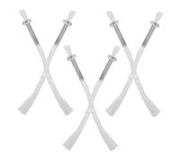 NIYANGLE Lot de 6 Mèches en Coton pour Lampes à Huile, Porte-Mèche en Fer, Diamètre Standard, Compatibles Lampes à Pétrole, pour Rituels Religieux et Mariages