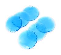 NIYANGLE Lot De 6 Patchs Oculaires Rafraîchissants En Gel Rond, Pack Froid Chaud, Soins Yeux Unisexes, Fatigue Et Gonflement, Usage Quotidien