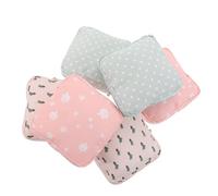 NIYANGLE Lot de 6 pochettes de rangement pour serviettes hygiéniques : organiseur portable à fermeture éclair pour serviettes hygiéniques, idéal pour les voyages, l'école ou le à main pour